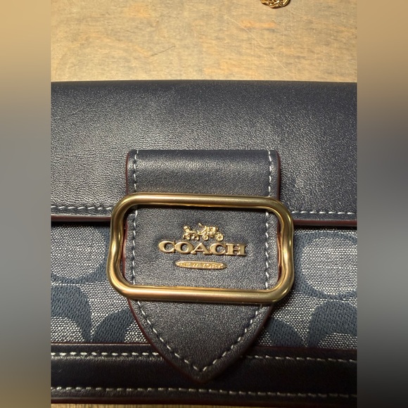 Coach Morgan denim Crossbody in Signature - Picture 9 of 10